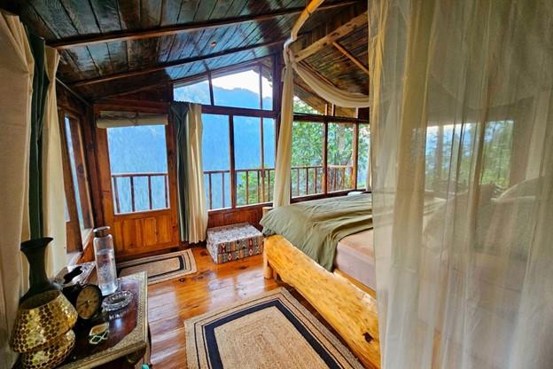 Parvati's Lap Hostel and Villa parvati valley, kasol, Himalayas - Meghbari Luxury Villa exterior with glacier views, Himachal Pradesh.